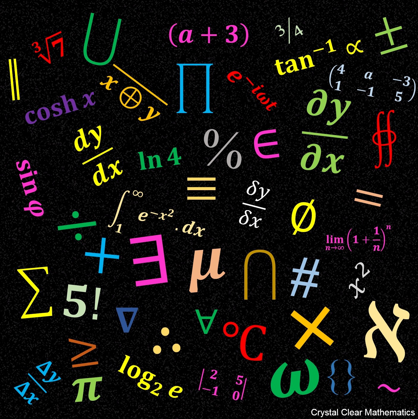 Mathematical Symbols Crystal Clear Mathematics